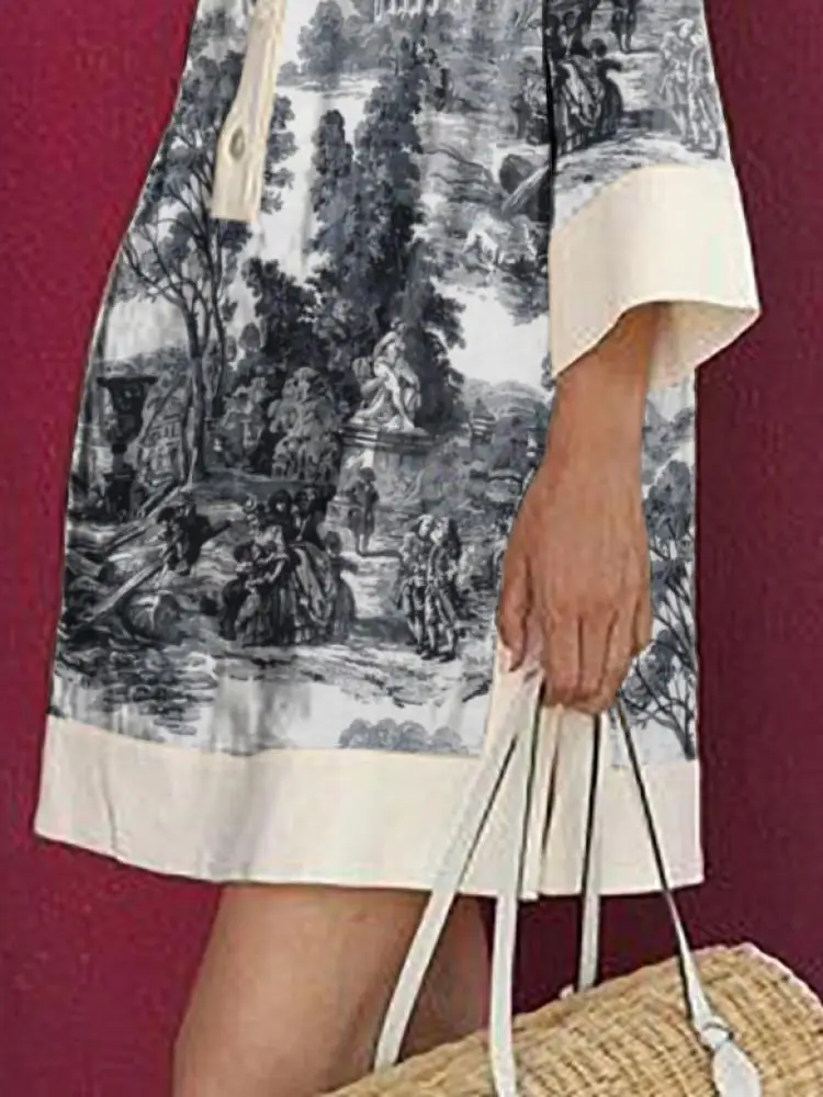 kf-Sdaac6cc68e154685aadcbfac5e7b2348g-Yeezzi-Female-Vintage-Elegant-Printed-Party-Evening-Mini-Dresses-2024-New-Spring-Long-Sleeves-Loose-Lapel
